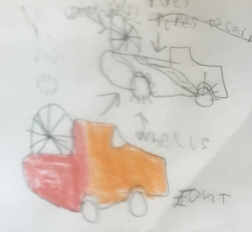 Water-powered car-inator : Little Inventors